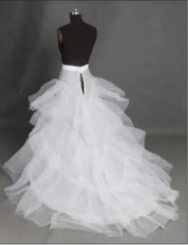 Enagua blanca de 2 aros para vestido de novia, 2024