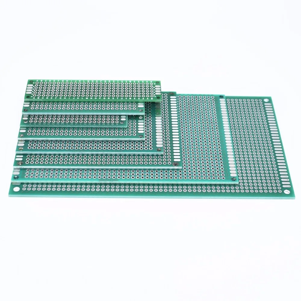 9x15 8x12 7x9 6x8 5x7 4x6 3x7 2x8 cm Doppel Seite Prototyp Diy Universal Gedruckt Schaltung PCB Board Protoboard Für Arduino