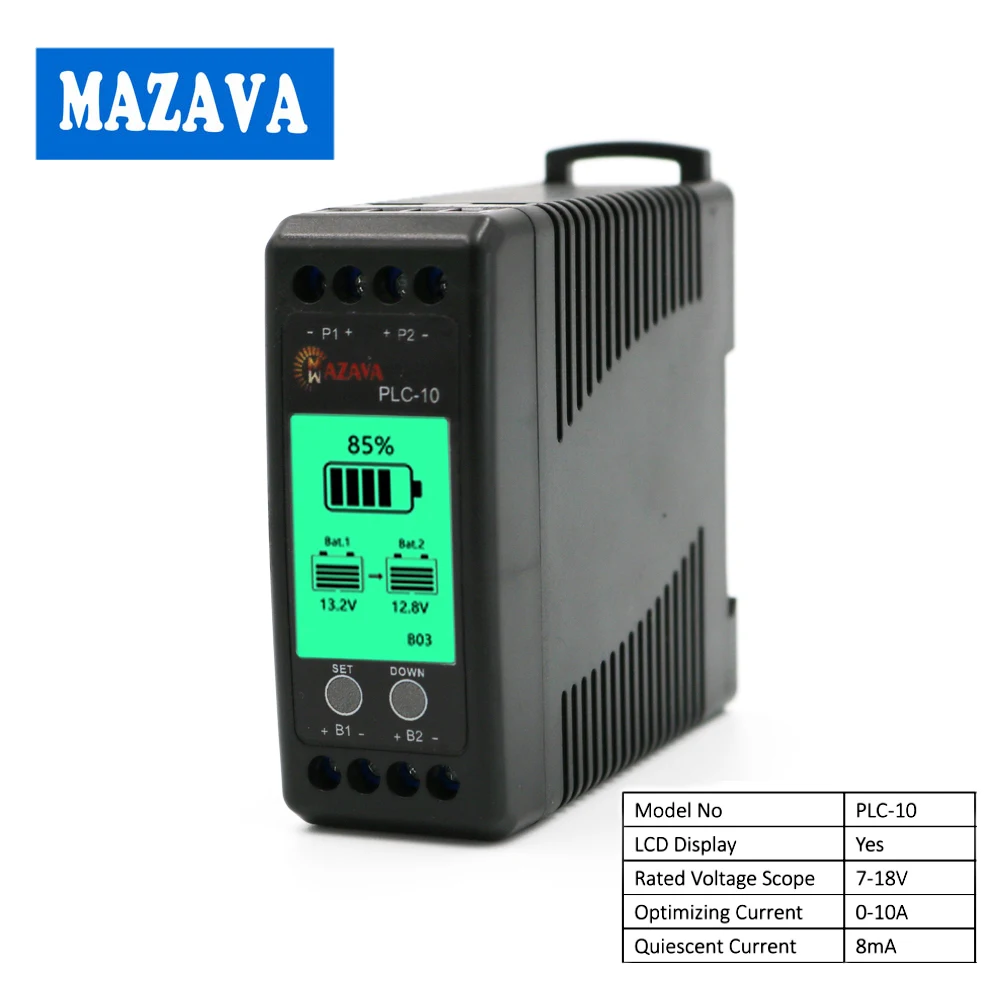 CINCO Battery Equalizer Led LCD Multi Parallel Connect Voltage Balancer Lead acid Battery Monitor Tester Charger Regulators