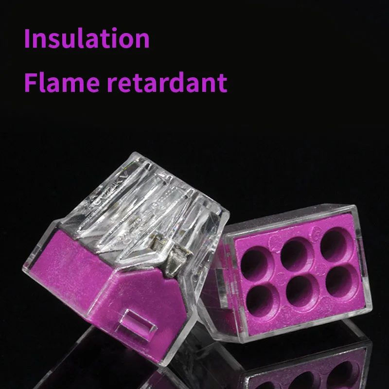 

30/50/100PCS Wire Connector Universal Compact Wire Wiring Connector PPCT-102/103D/104 Conductor Controller Terminal Block