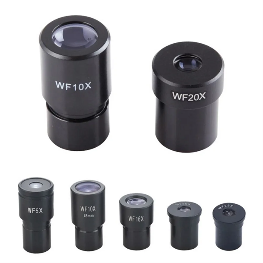 Agnicy Microscope Wide-angle Eyepiece WF5X WF10X WF16X WF20X WF25X Interface 23.2mm Large Field of View