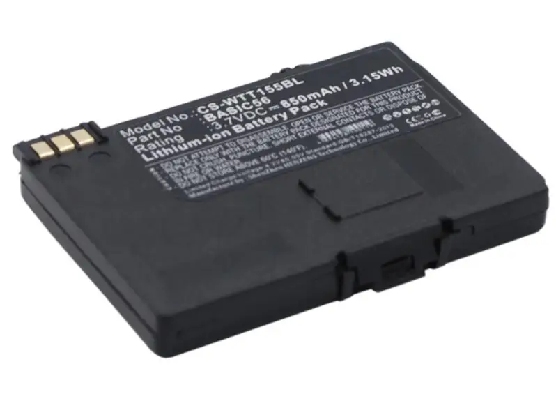 cameron sino 850mah battery for WAY SYSTEMS MTT 1500 1510 1531 1556 1571 1581 BASIC56 Payment Terminal Battery