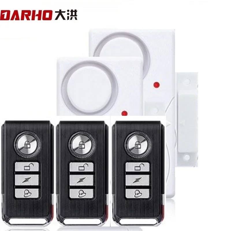 Darho-Système de sécurité d'entrée de porte et fenêtre, alarme antivol, capteur magnétique, télécommande sans fil, ABS, SACSystem, kit de protection domestique