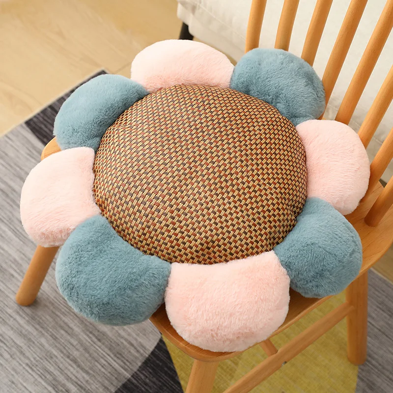 20Futon mat cushion summer cushion summer office sedentary stool chair butt breathable cushion bamboo cool cushion