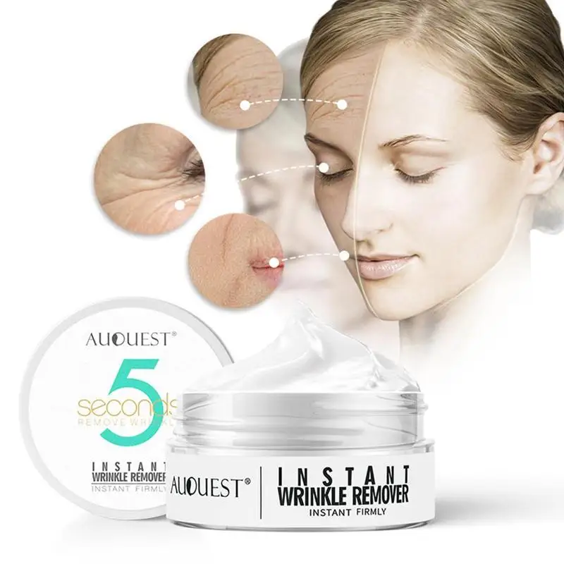 Instant Vouw Crème 5 Seconden Vouw Remover Puffy Eye Tas Lifting Huid Anti-Aging Dagcrème Makeup Primer Verstevigende huidverzorging