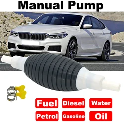 Universal Liquid Fuel Transfer Self-Priming Suction Pump for Cars Manual Change Oil Pump Diesel Fuel Tank Pumping Pump Accessory