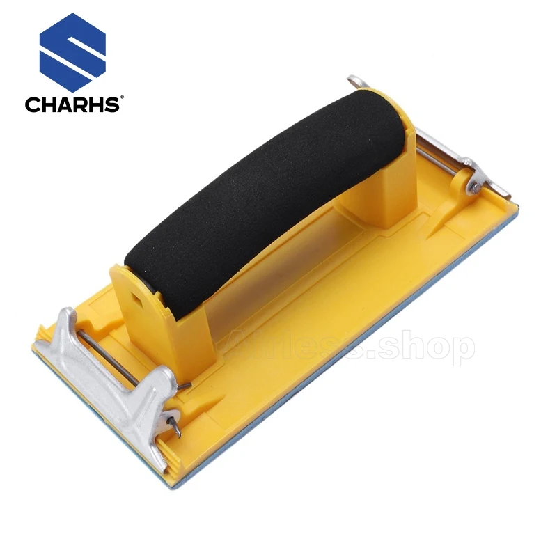 Sandpaper Frame Handheld Matte Paper Frame Poloshing Sand Paper Frame Sandpaper Holder For Woodworking Polishing Abrasive Tools