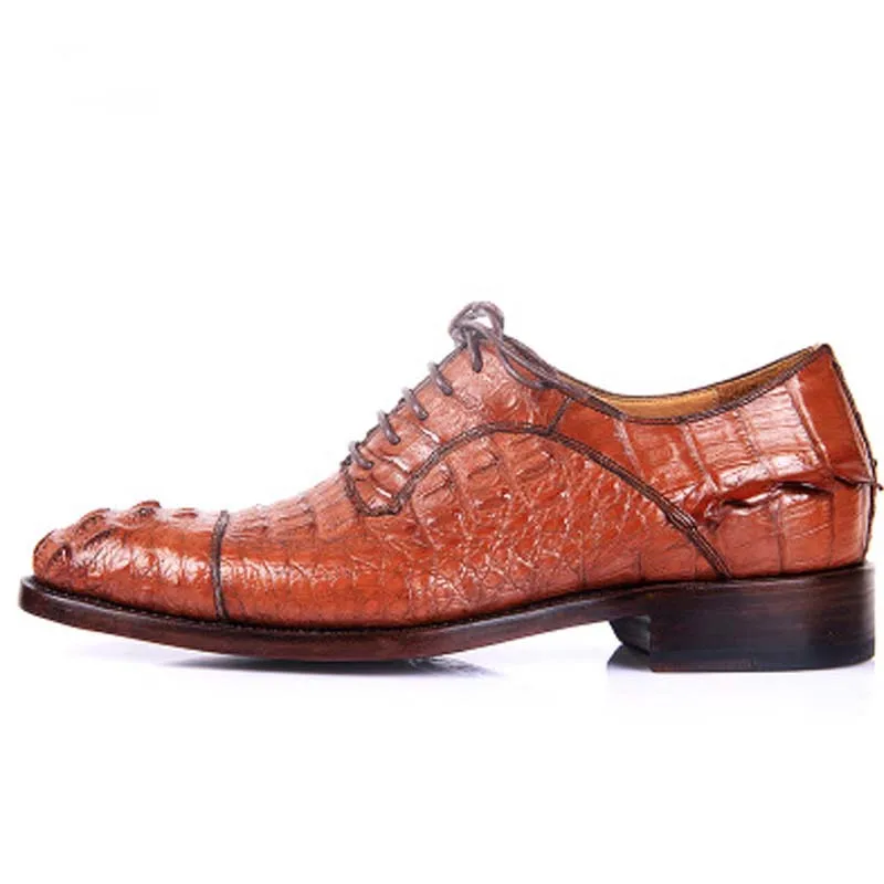 

hubu New product manual men shoes crocodile shoe Men shoes manual Leather shoes Dress shoes manual stitches Men shoes