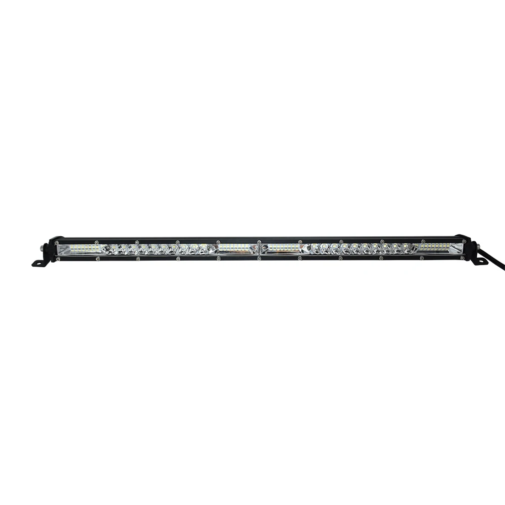 1Pcs 20 inch LED Bar Work Light 52-LED 6000K Aluminum for Offroad Cars Pick-up Trucks SUV 4X4 Mining Train Boat Farm Vehicle 12V