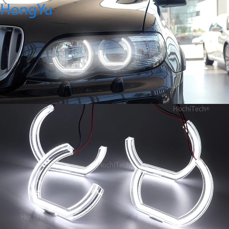 For BMW X5 X5M E53 2000 - 2006 Excellent quality DTM Style Ultra bright led Angel Eyes kit  rings DRL