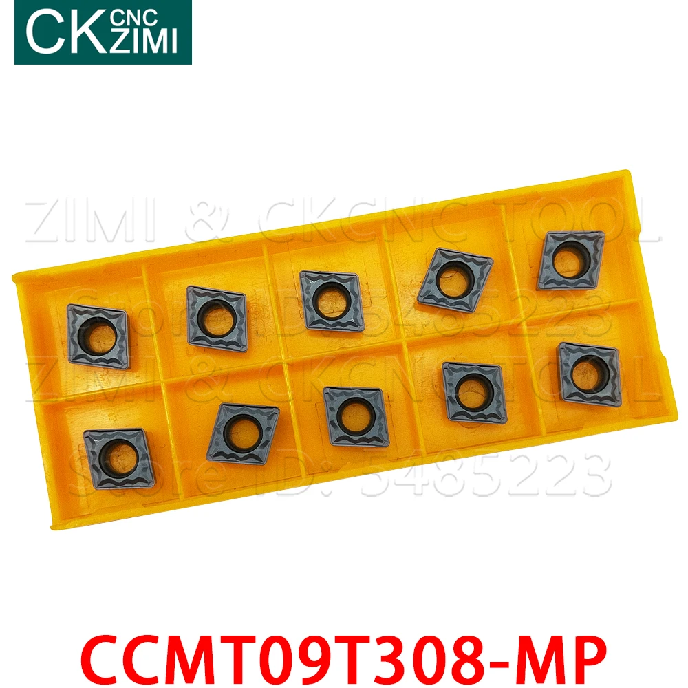 Ferramentas de torneamento externo, ferramentas de torneamento cnc de metal, inserções de metal, CCMT09T308-MP ws7125, hs7125, ccmt, aço inoxidável