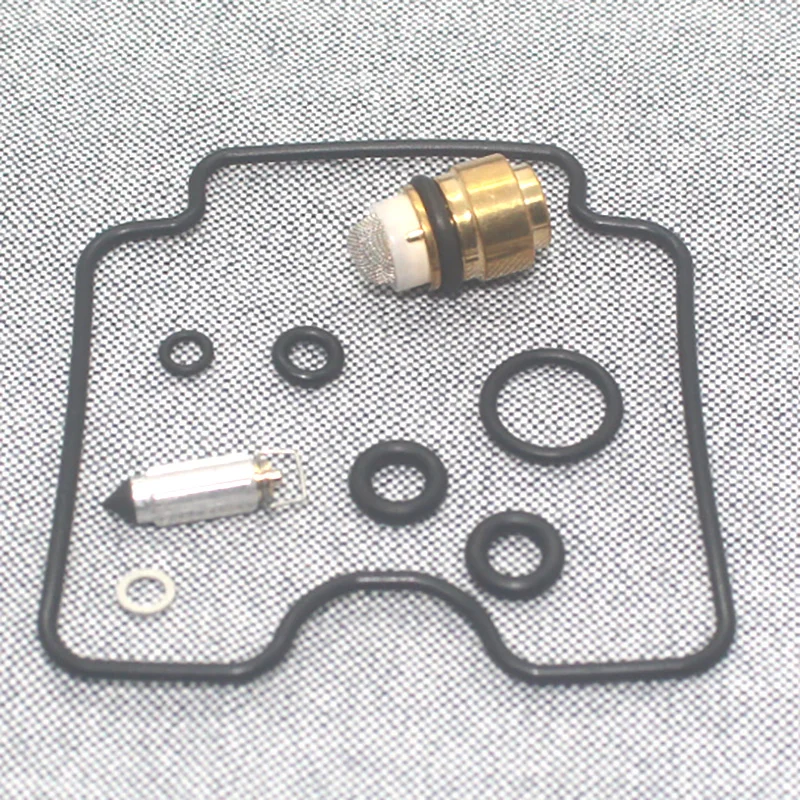 Motorcycle Carburetor Repair Kit for Kawasaki KLX400SR 2003-2004 KLX400 SR Needle valve oil cup gasket