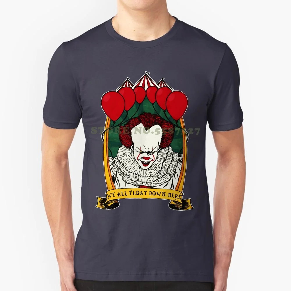 Pennywise T Shirt Ispirata Al Film It Pennywise Shitcake Nerd Clothing 100% Cotton Brand New T Shirts Basic Tops