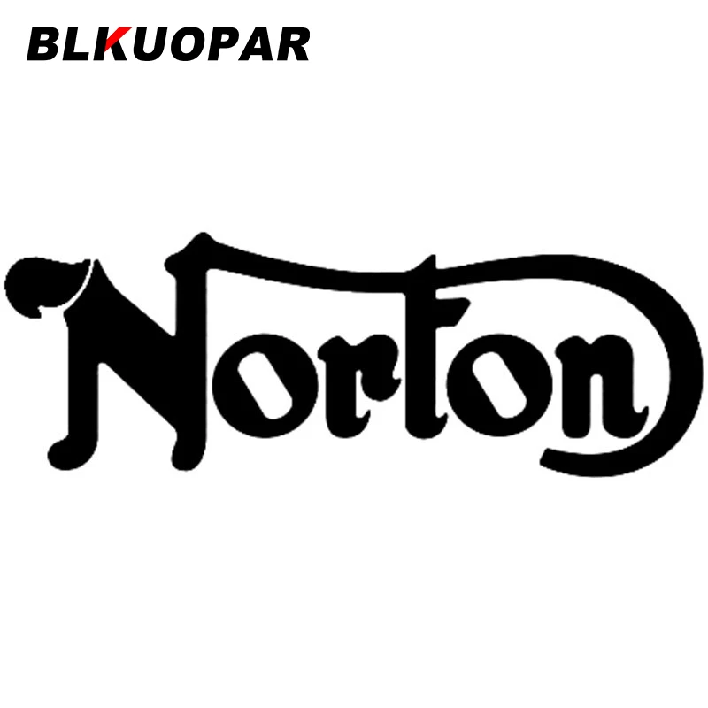 BLKUOPAR for Norton Tank Logo Car Stickers Waterproof Decals Creative Air Conditioner JDM Accessoires Windshield Funny Decor