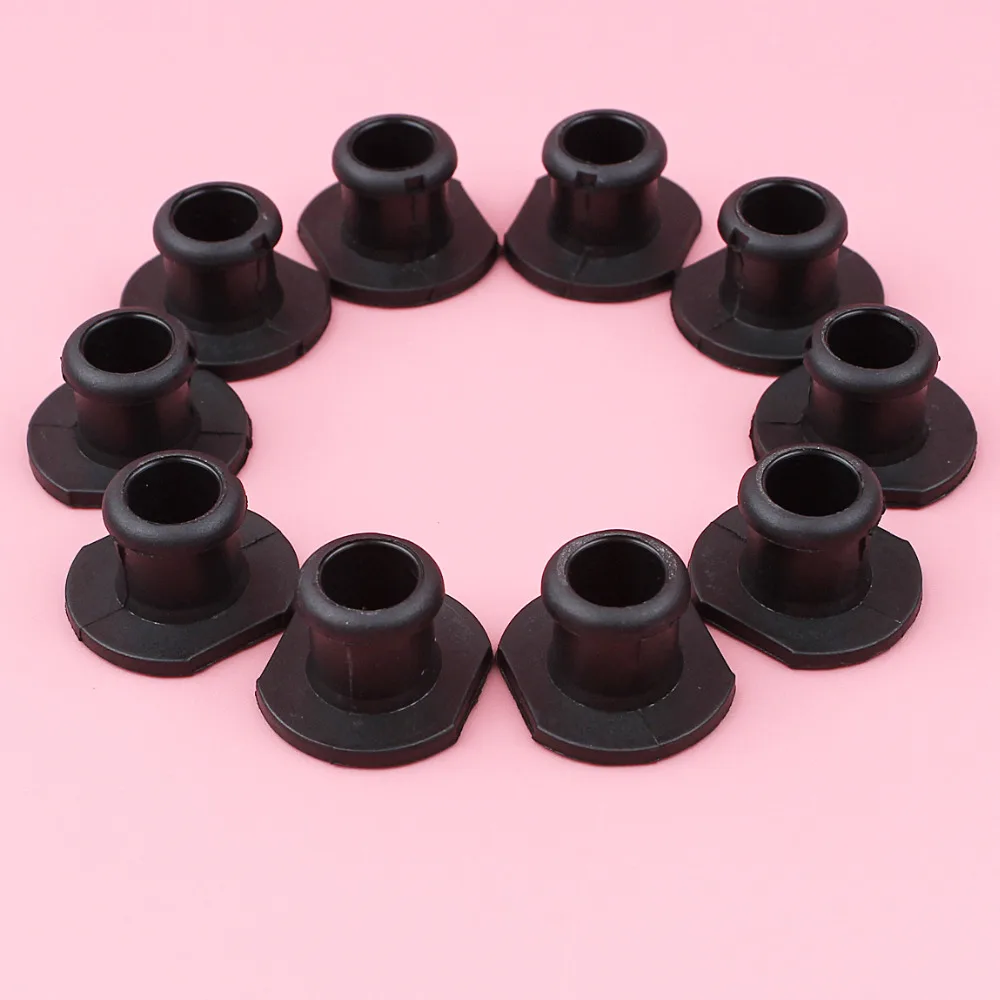 10 Buah/Lot AV Buffer Plug Cap Kit untuk Stihl MS 170 180 MS170 MS180 017 018 Suku Cadang Pengganti Gergaji Mesin