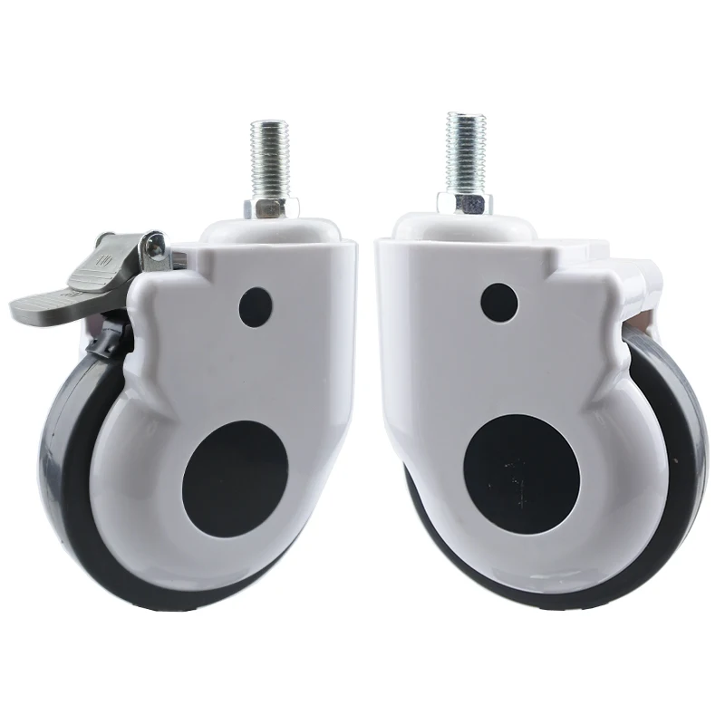 3inch Brake Muted Furniture Medical Bed  Caster Hospital Cabinet Universal Wheel Industry Machinery Equipment Part