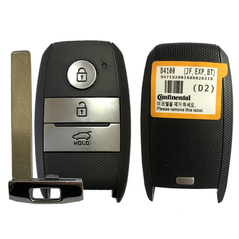 CN051113 Aftermarket 3 Button Smart Key Remote 434Mhz HITAG 3 Transponder Chip FCCID SVI-JFFGE03 95440-D4100 For Kia Optima 2016