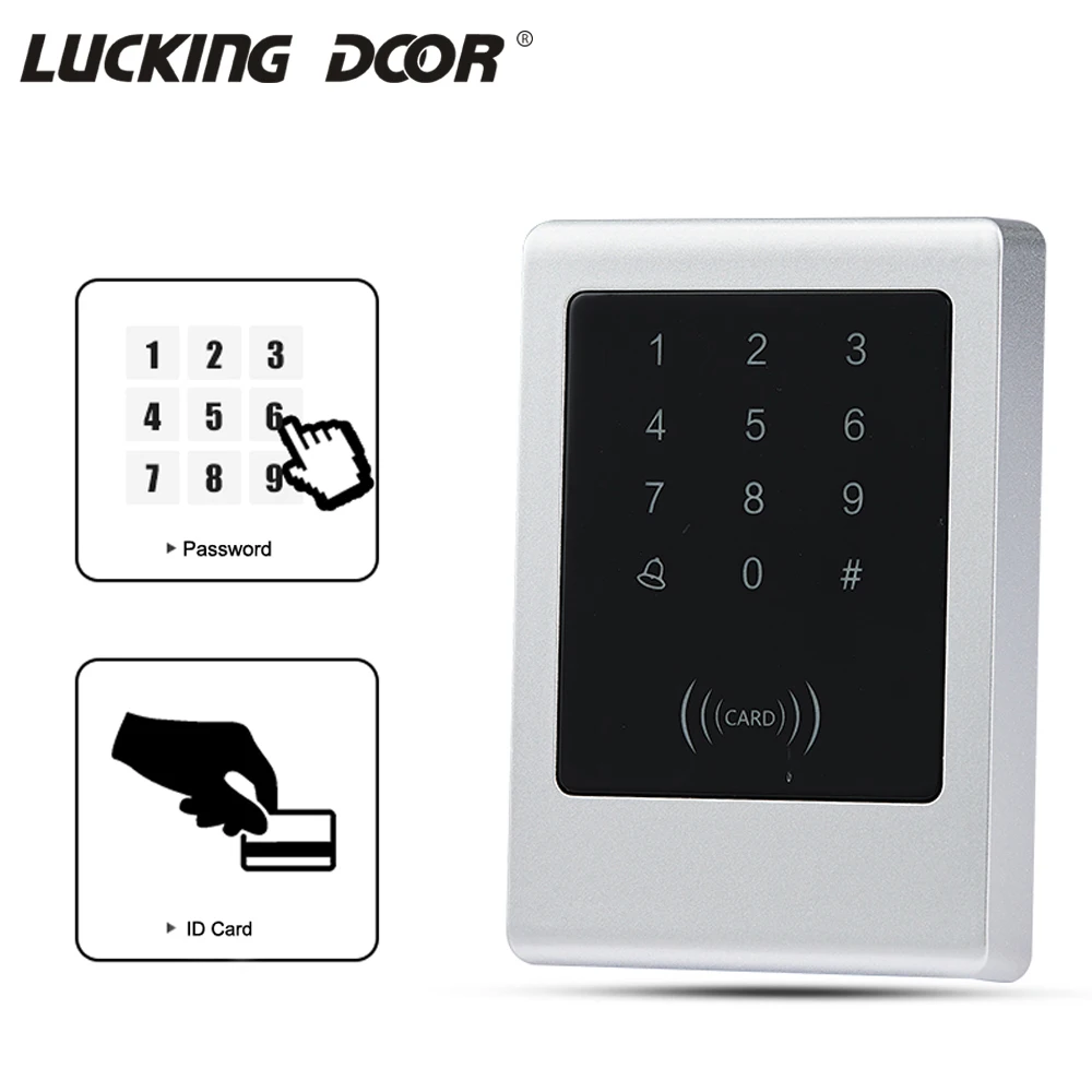 

Waterproof 125KHz RFID Access Control Touch Metal Smart Keyless Lock Card Reader Electronic keypad Code Door Lock