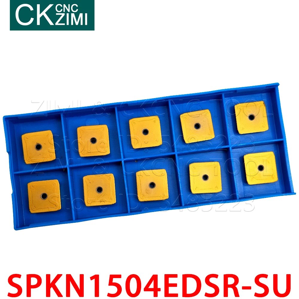 SPKN1504EDSR-SU NC010 SPKN 1504 EDSR SU كربيد طحن مربع ، أدوات قطع الطحن CNC ، أدوات القطع للصلب