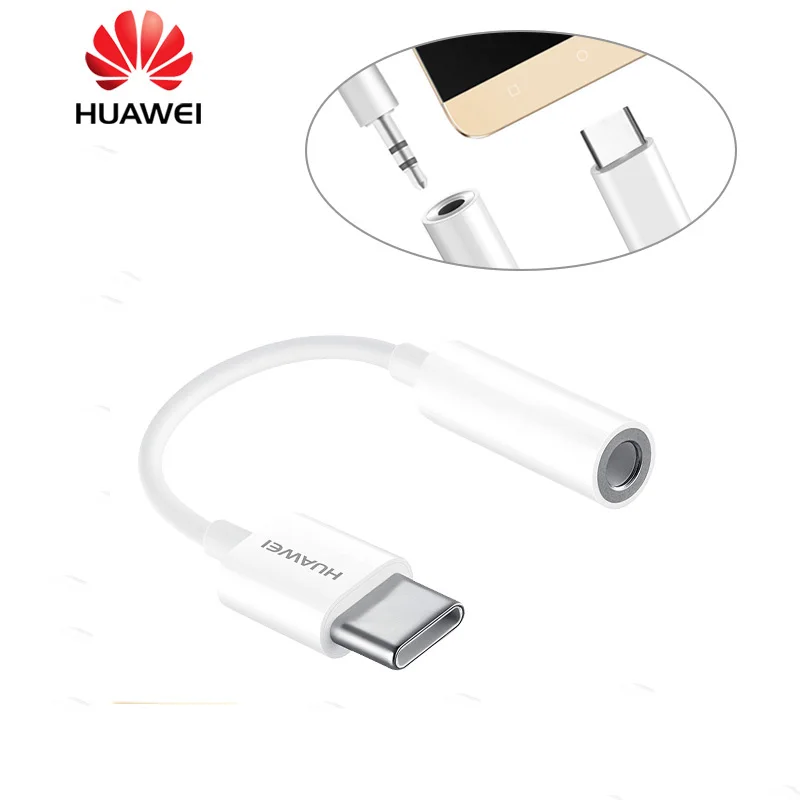 Original USB Type C to 3.5mm Audio Earphone Jack cable for Huawei P30 20 mate 20 pro x honor note 10 magic 2 Headphone Converter