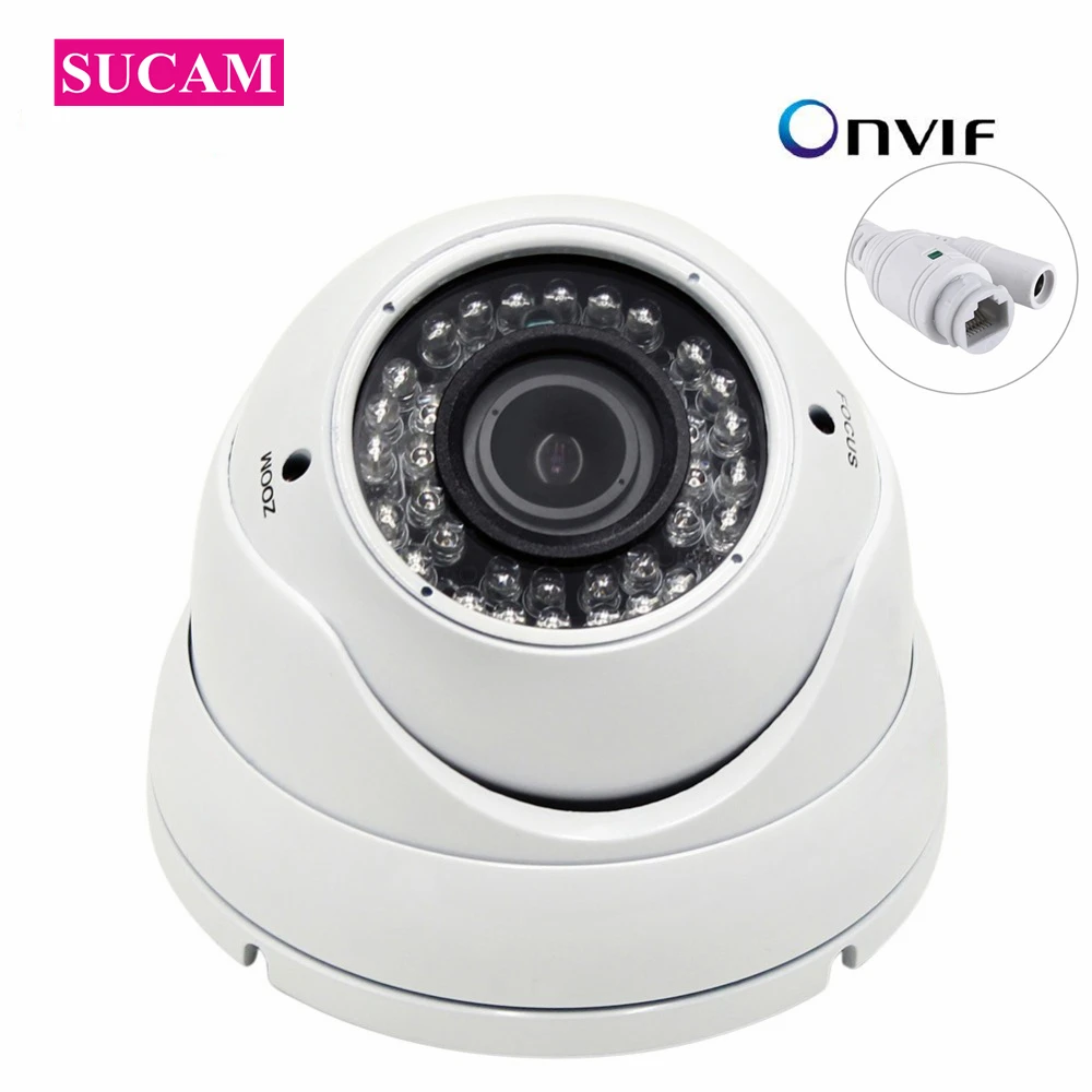 

5MP POE IP Security Camera 2.8-12mm Varifocal Lens Dome Surveillance XMEyey Home Factory Shop Video Camera 30M Night Vision