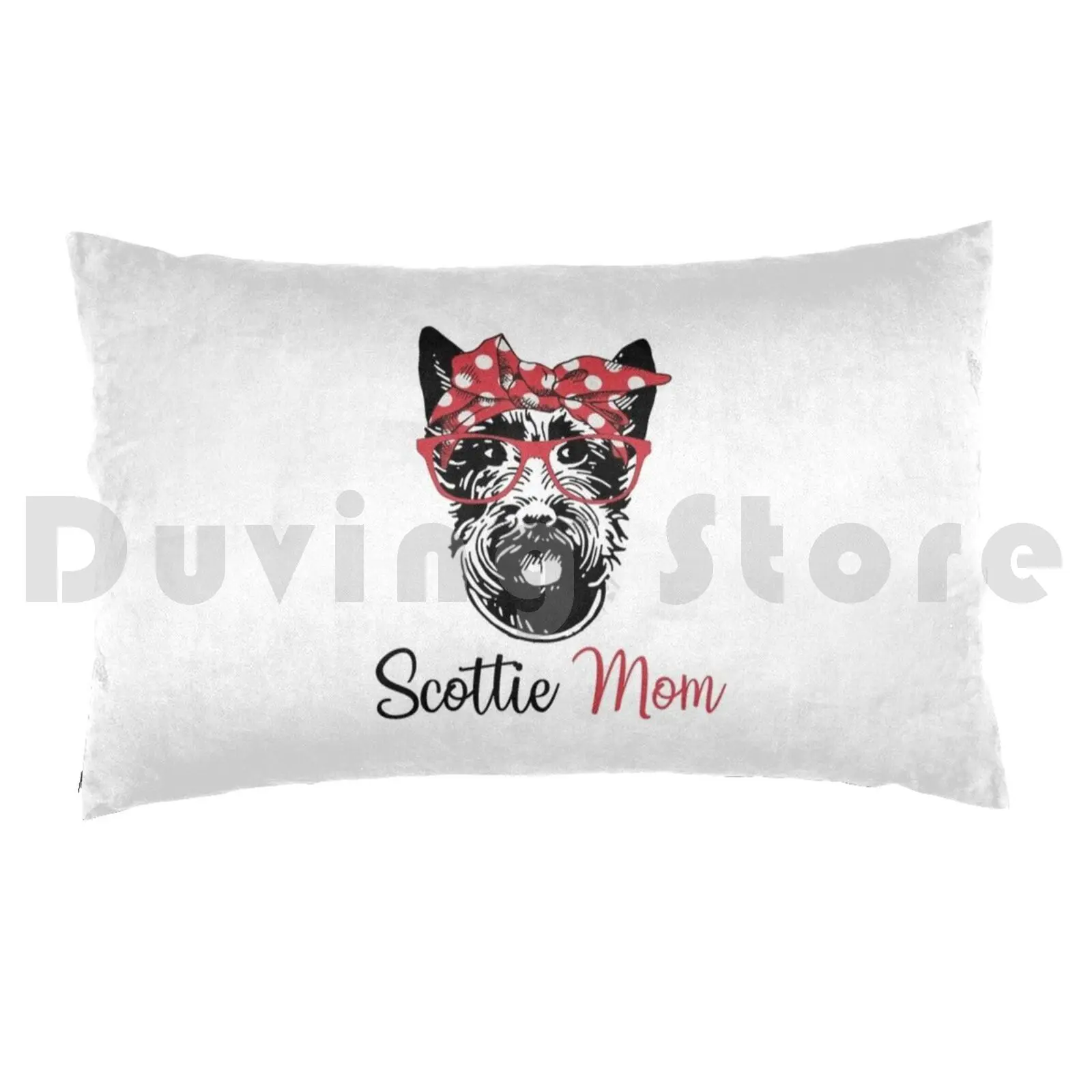 Scottie Dog-Scottish Terrier Pillow Case 20*30 Inch Scottie Dog Scottish Terrier Scottie Mom Scottie Dad