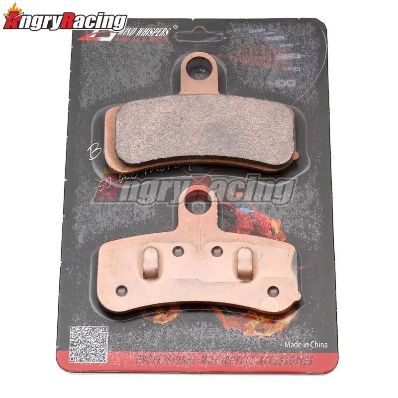 Front Rear Brake Pads For Harley Super Glide Custom Street Bob Low Rider Fat Bob Night Train Softail Deluxe Slim Fat Boy FLSTF