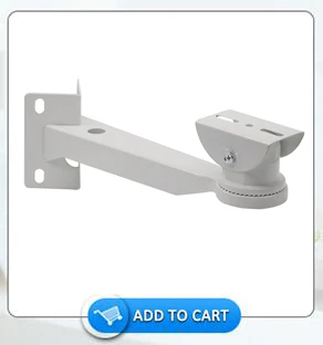 I-Type White Universal Monitoring Telescopic Bracket Bullet Security CCTV Camera Ceiling Mount Bracket Vertical Hoisting Support