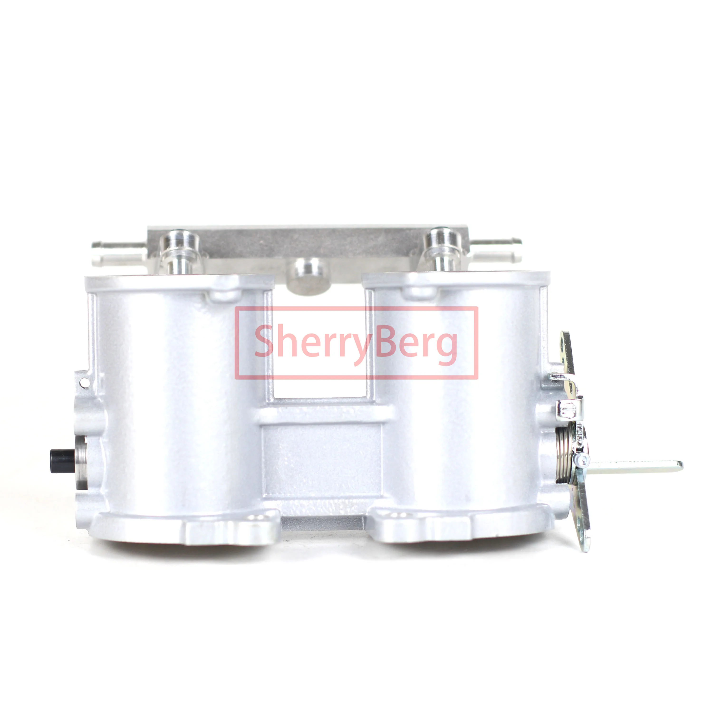 SherryBerg 50MM 50 mmIDF TBS Throttle Bodies For Jenvey IDF Style Carb 50mm Height TFP50I 50mm Rep. Weber Dellorto W Fuel Rail