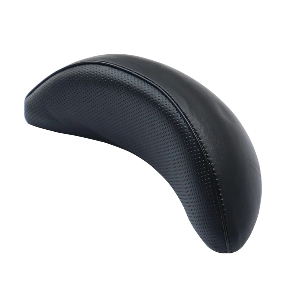 Motorcycle Seat Passenger Sissy Bar Backrest Cushion Pad For Harley Honda Suzuki Kawasaki Electric Scooter Black Leather Seats