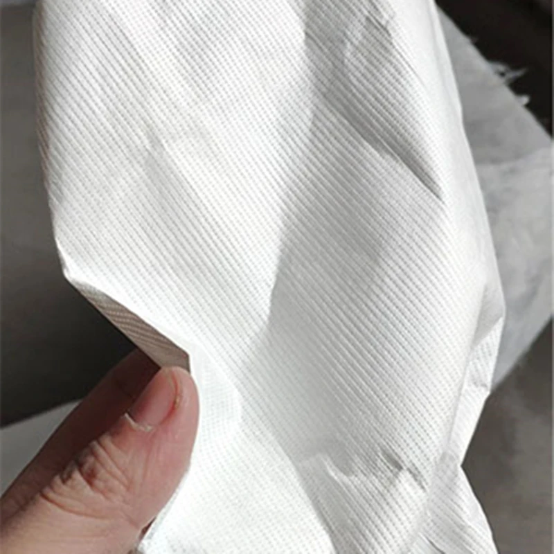 0.04mm Thin Soft White Tyvek Paper Washing Breathe DIY Patches Background Decor Wallet Bags Coat Clothes Designer Fabric