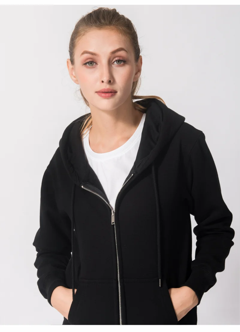 YOTEE 2020 Autumn and Winter Thick Trend LOGO Custom Sports Zipper Hoodie