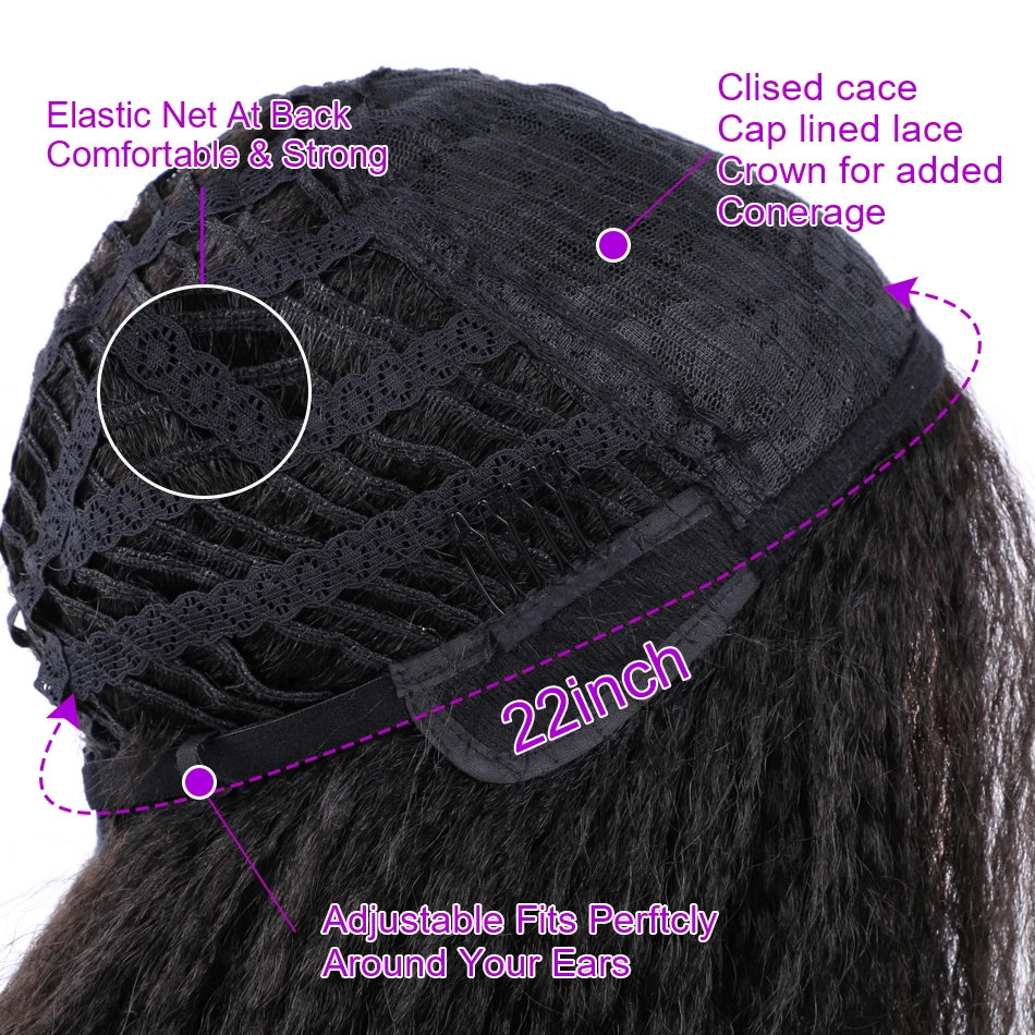 Perucas de cabelo afro encaracolado kinky yaki perucas retas ombre peruca sintética para mulheres parte média mulheres pretas perucas femininas naturais cosplay