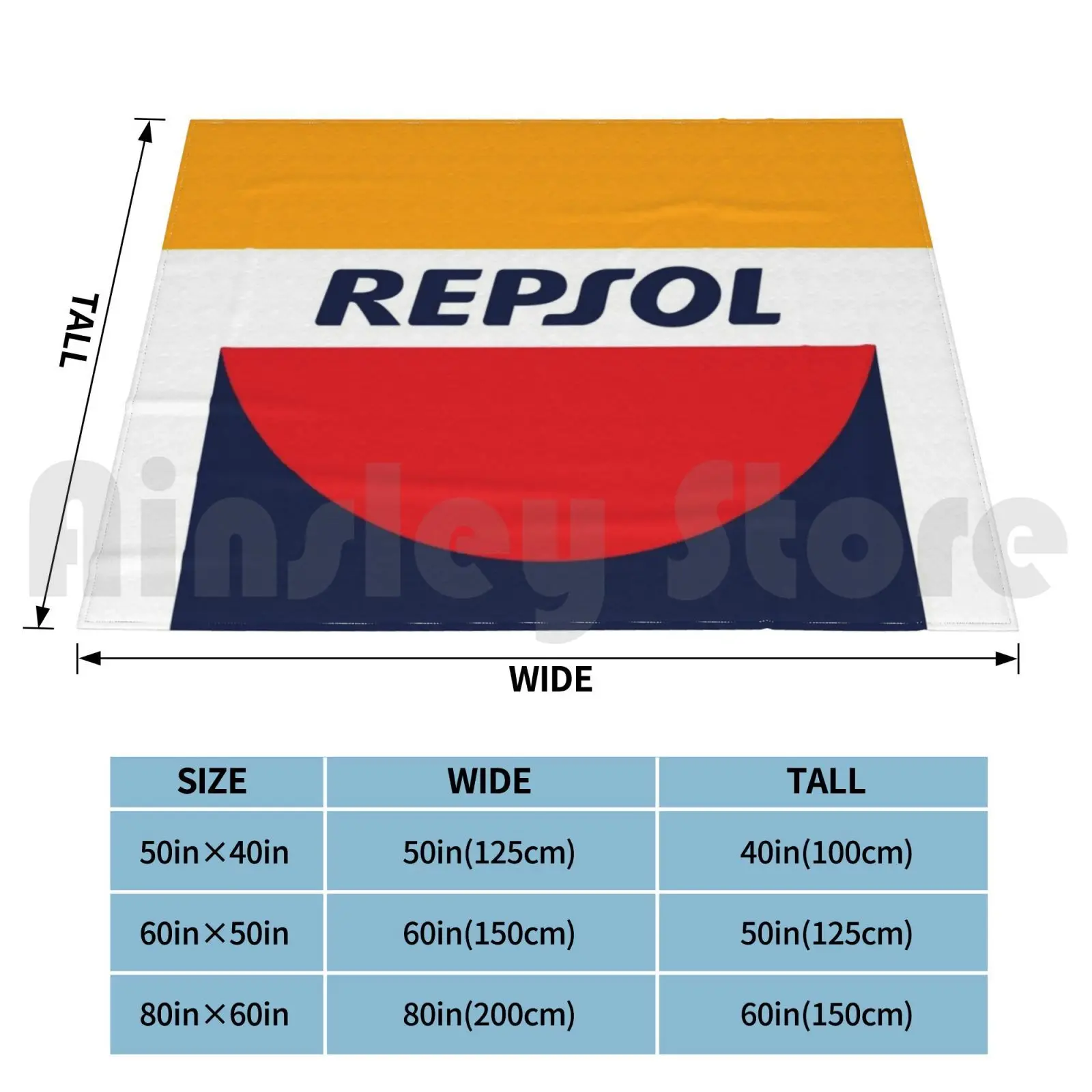 Team Repsol Blanket Fashion Custom Team Repsol Racing Motorcycles Motorcycle Racer Super Repsol Gas Nitro