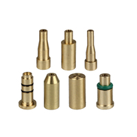 1pcs Gas Refill Adapter For Dunhill Dupont & Other Famous Petrol Lighters Reusable Special Inflatable Brass Nozzle Copper Head
