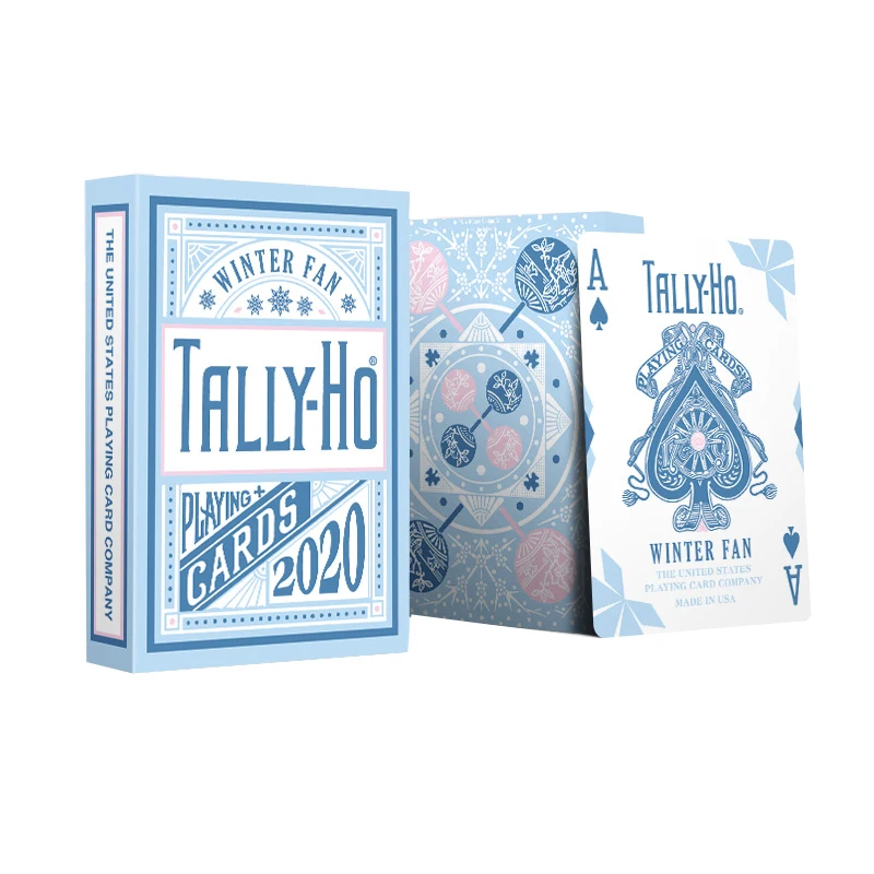 Tally-Ho-cartas de la serie de la temporada USPCC, cartas de tamaño de póker, trucos de magia, accesorios para mago