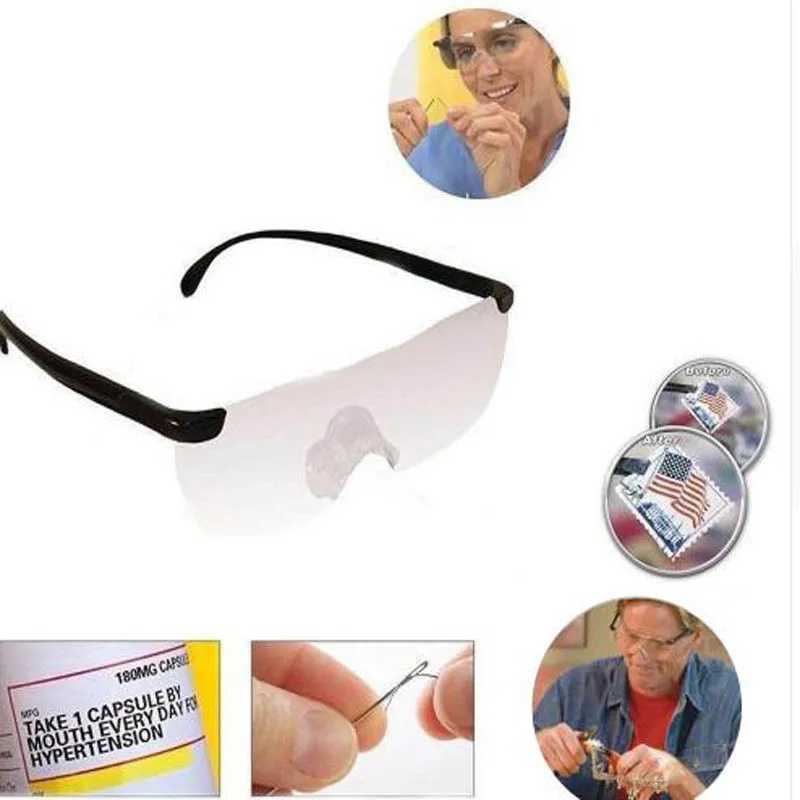 Magnifying Presbyopic Glasses Eyewear Reading 160% Magnification to See More and Better Magnifier Portable