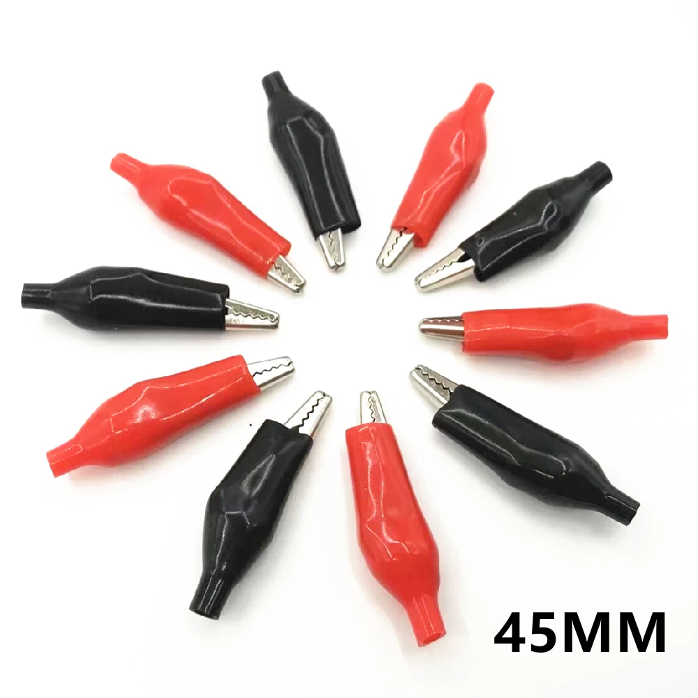 Metal Alligator Clip for Testing, 10pcs