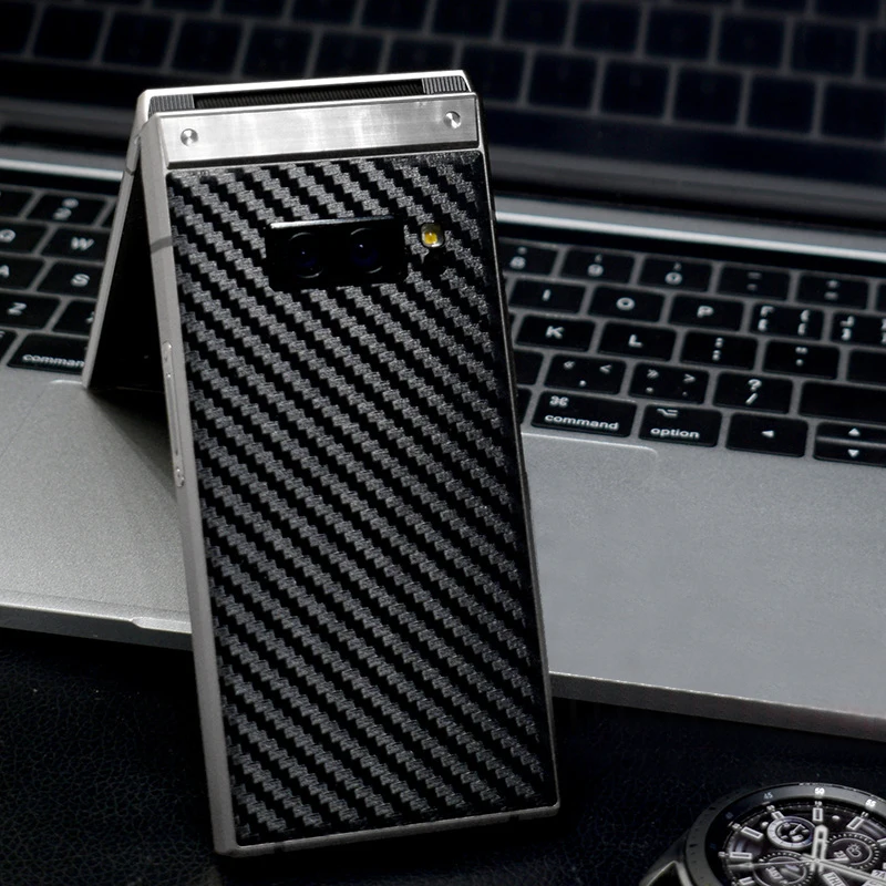 3D Carbon Fiber Skins Protective Film Wrap Skin Phone Back Sticker For SAMSUNG Galaxy W2016 W2017 W2018 W2019 Paste Sticker Film