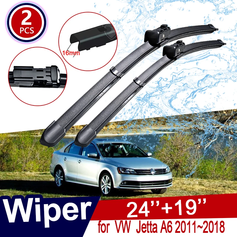 

Car Wiper Blade for Volkswagen VW Jetta A6 5C6 Mk6 6 2011~2018 Front Windscreen Windshield Brushes 2012 2013 2014 Car Goods