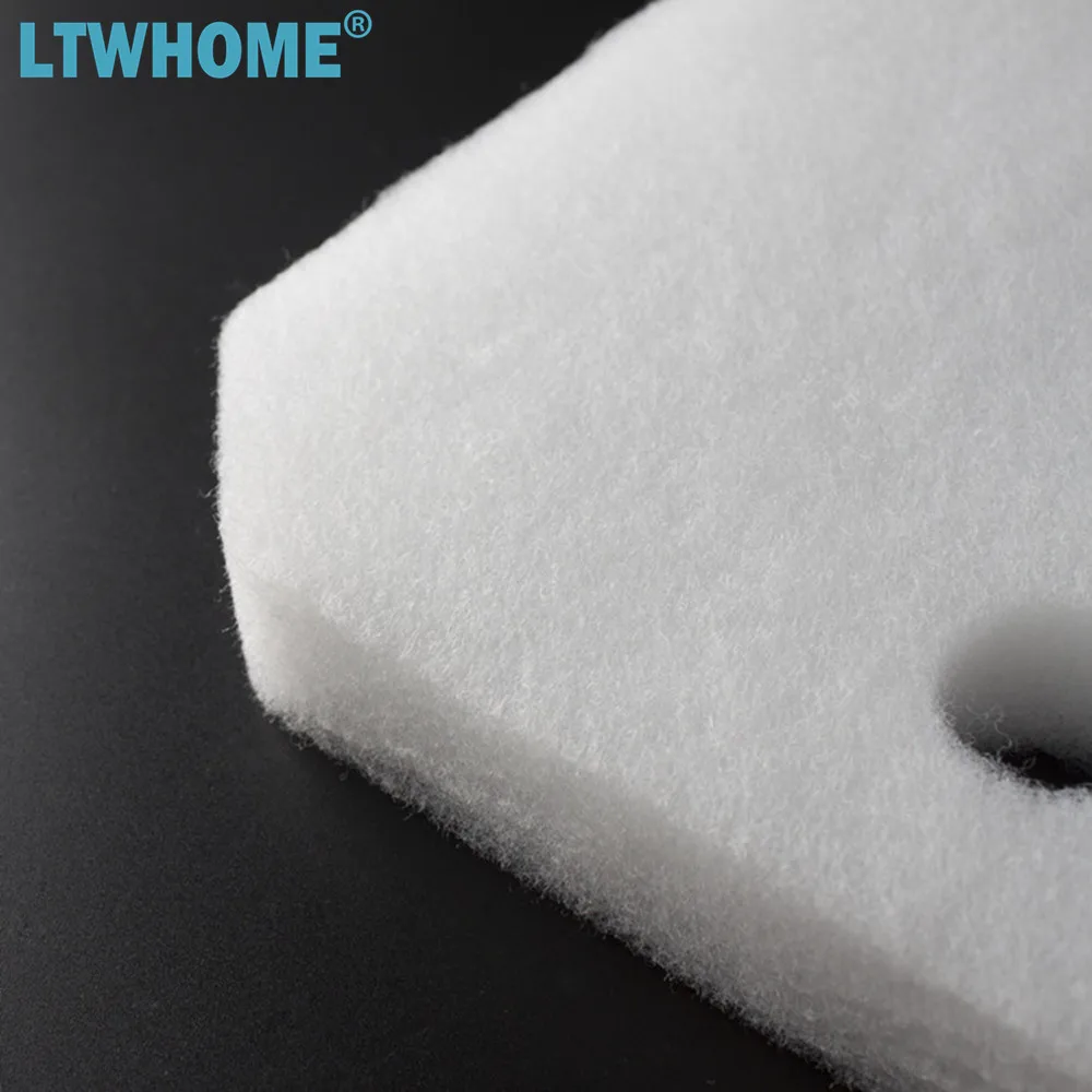 LTWHOME Replacement White Fine Filter Pad Fit for Eheim 2616265 Professional Pro 2 2226/2326/ 2026/2128 and Experience 350