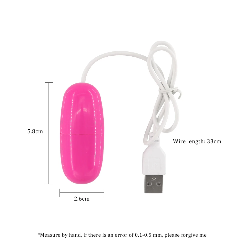 EXVOID Bullet Vibrator Adult Products Nipple G-Spot Massager USB Power Clitoris Stimulator Egg Vibrator Sex Toys for Women