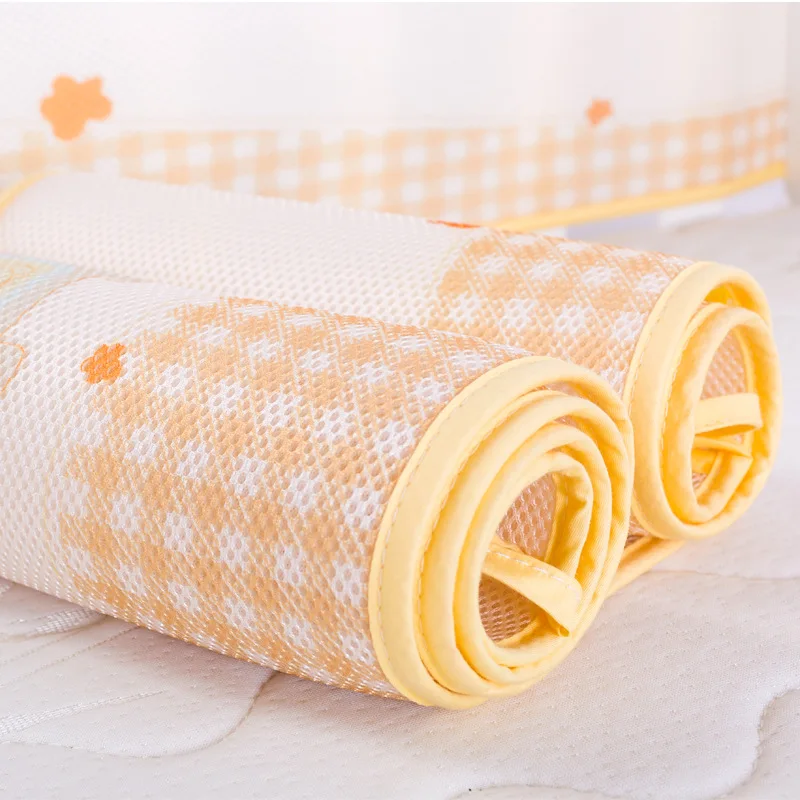 Summer Breathable 3D Net Baby Bed Bumpers Universal 150cm Length Infant Crib Cushion Home Decor Washable Children Bed Protector