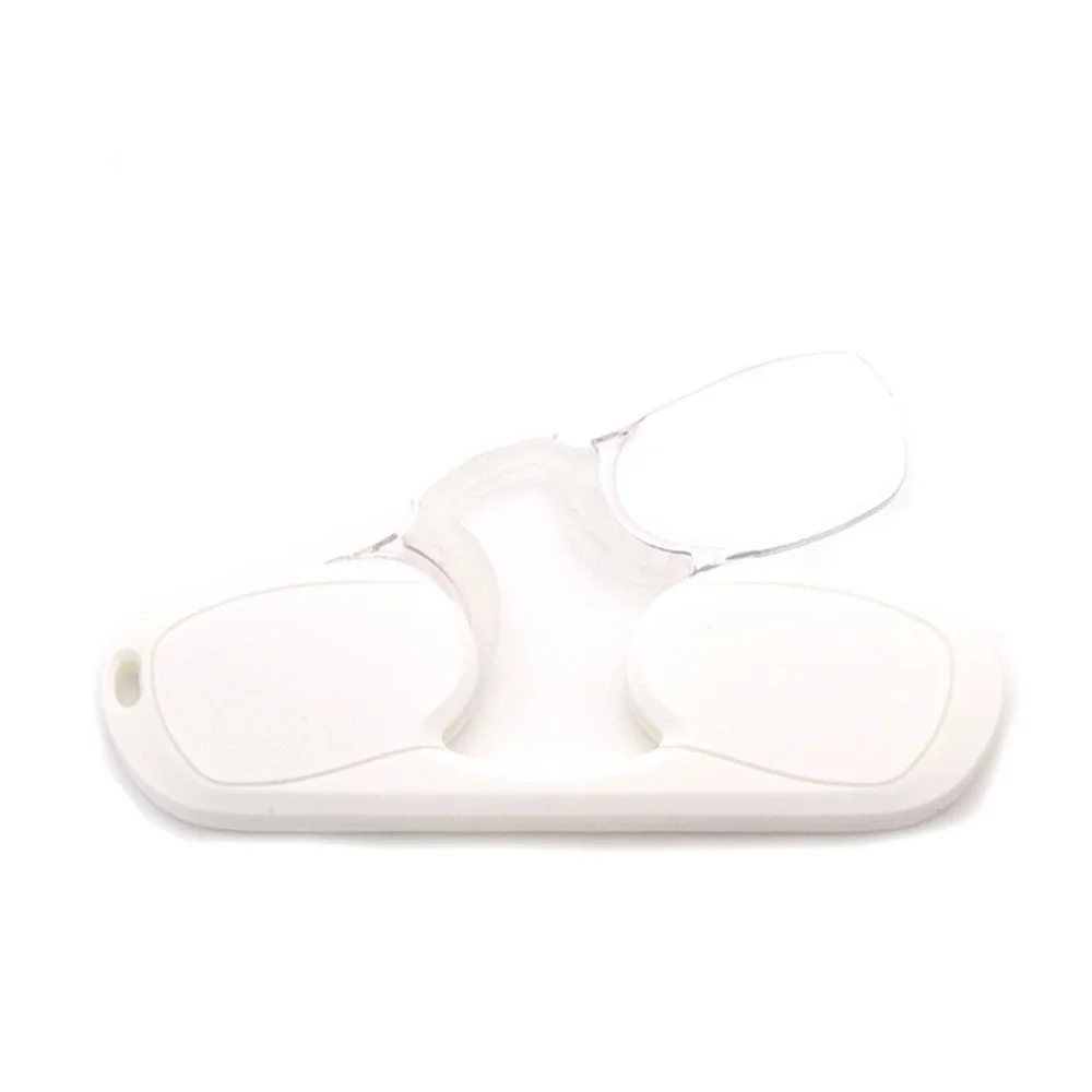 Clip Neus Mini Leesbril Mannen Vrouwen Lezers Bril Bril Zonder Bakkebaarden Pince-nez1.0 + 1.5 + 2.0 + 2.5 + 3.0 + 3.5