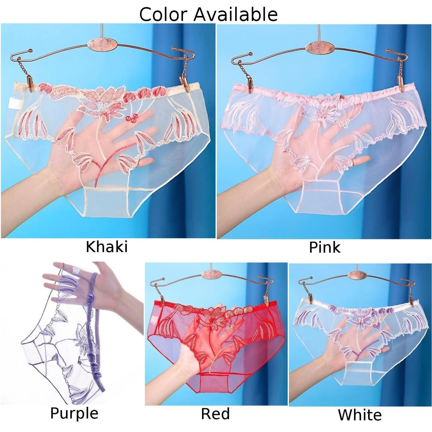 Women Sexy Underwear Transparent Lace Briefs Female Sheer Erotic Panties Lady Ultra-thin Mesh Underpants Breathable Lingerie