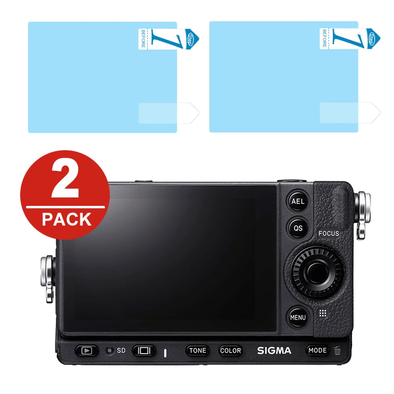 2x LCD Screen Protector Protection Film for Sigma fp / fp L Mirrorless Digital Camera