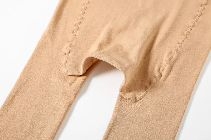 DOIAESKV 130 KG Damen-Fleece-Strumpfhose, Übergröße 120 D, Herbst, warme Winterstrumpfhose, hohe Taille, weiblich, dehnbar, schlank, dick – Detail 19