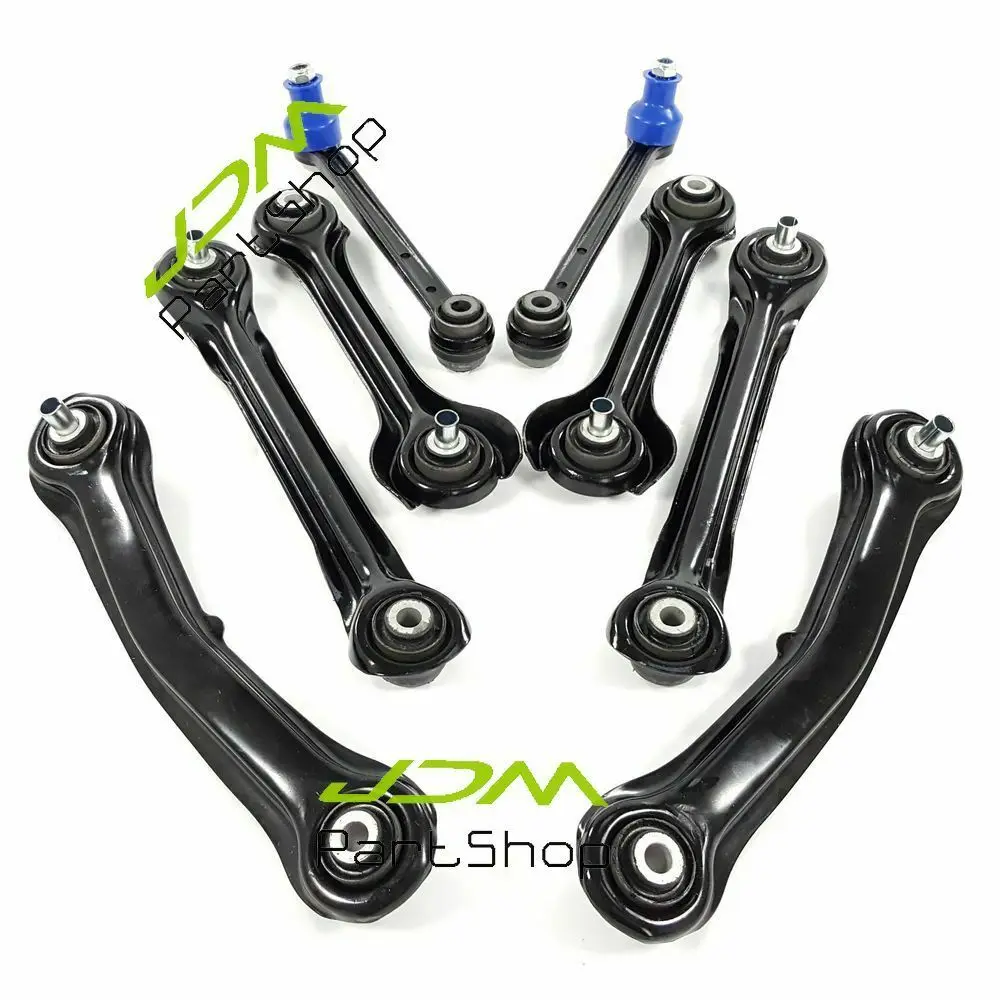 8PCS Rear Comtrol Arms Suspension Kit For Mercedes Benz W201 W202 W210 W124 R129