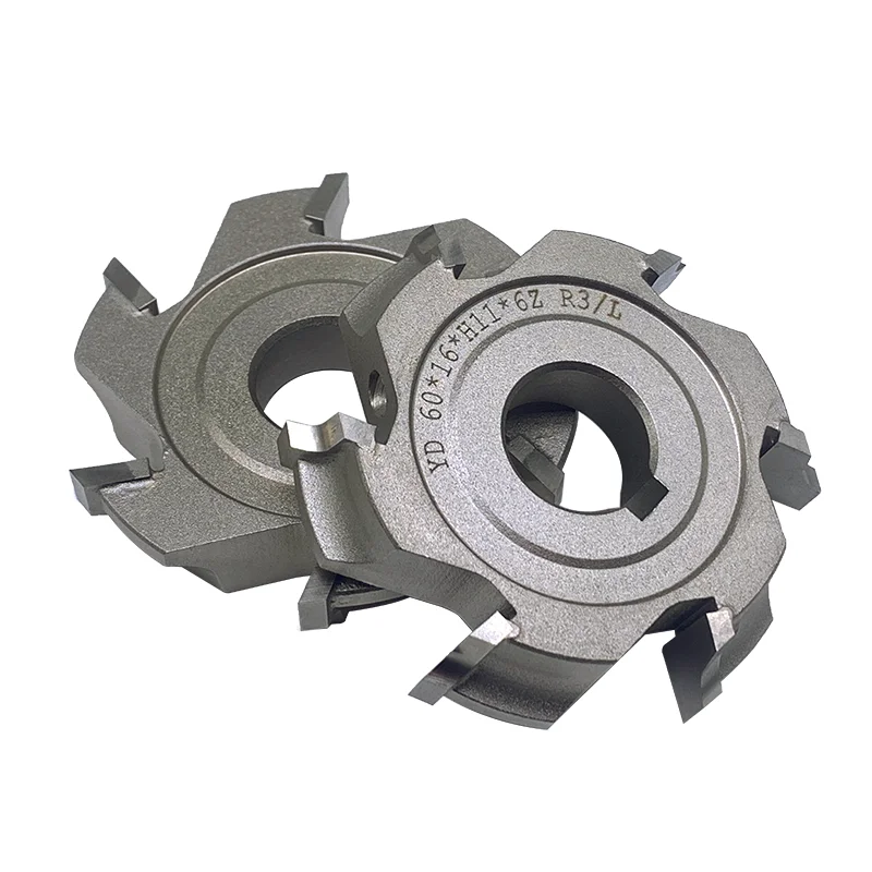 1 زوج (L + R) 60*16*H11*6Z-R1.5/2/3 قاطع التشذيب الدقيق لآلة ربط الحواف QINGDAO