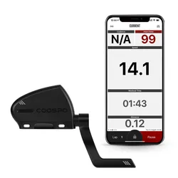COOSPO Bicycle Speed And Cadence Dual Sensor Wireless Bluetooth 5.0 ANT+ Ipx67 Waterproof For Wahoo  ZWIFT Garmin etrex 30x